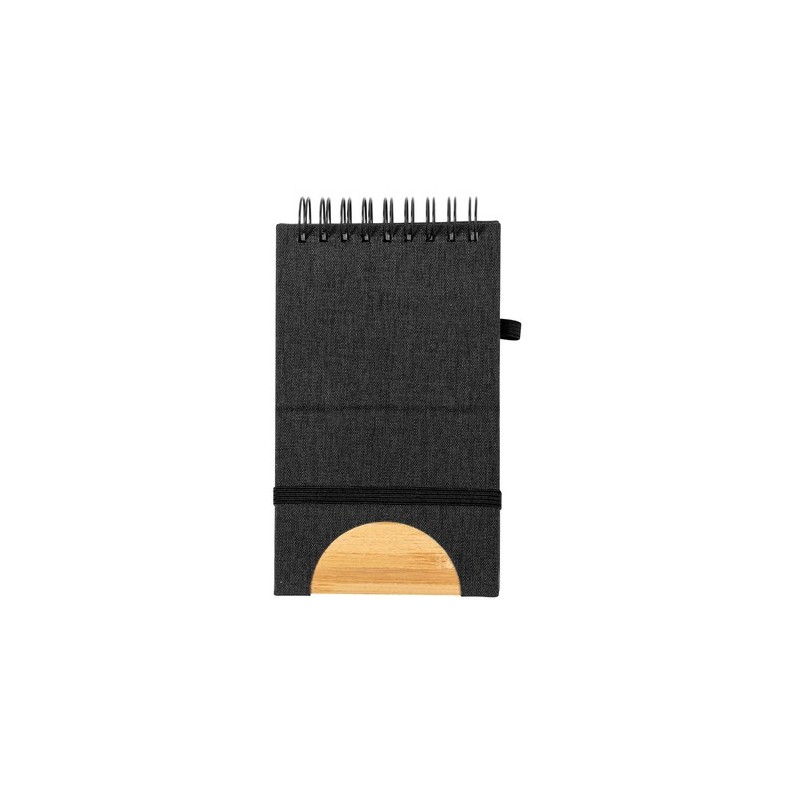 Cahier Éco-responsable Personnalisé Support Bloc-notes Alyxa Matières : bambou Couleurs : naturel goodies personnalisé en stock