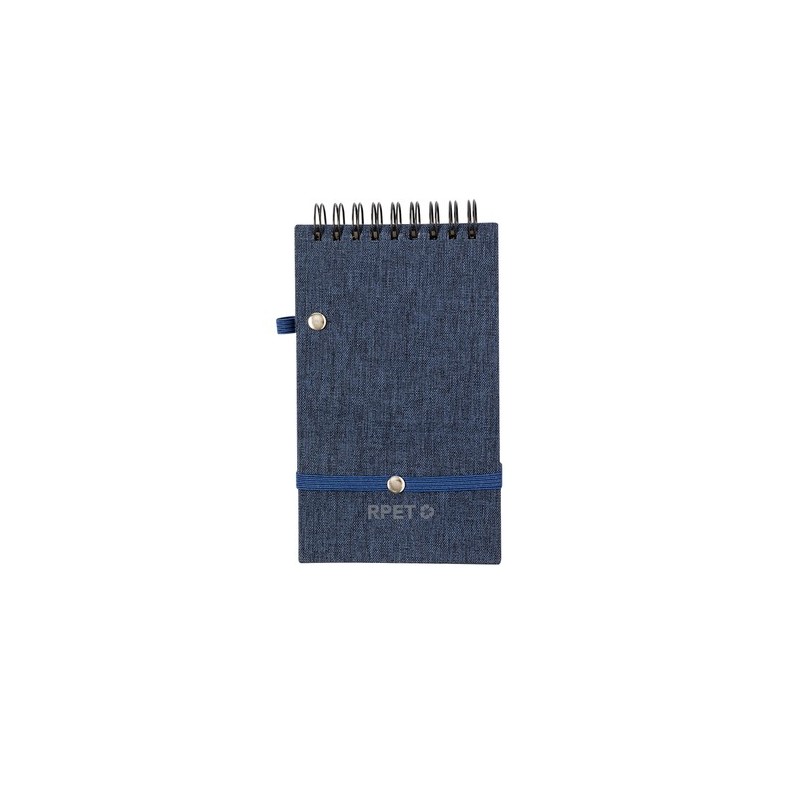 Cahier Éco-responsable Personnalisé Support Bloc-notes Alyxa Matières : bambou Couleurs : noir marquage couleur éclatante