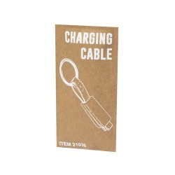 Câble de Charge USB Type C Éco-responsable 65W - Parets Couleurs : blanc cadeau client original