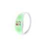 Bracelet LED Unique Publicitaire Sedoria Matières : silicone Couleurs : blanc personnalisable avec votre logo