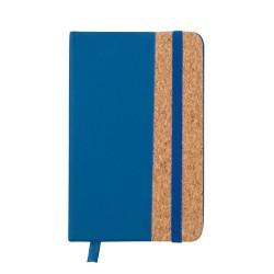 Bloc-Notes Éco-responsable et Personnalisé Élégant - Tierzo Matières : liège Couleurs : bleu