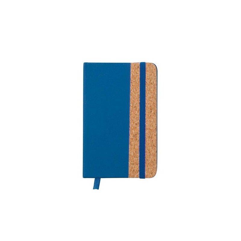 Bloc-Notes Éco-responsable et Personnalisé Élégant - Tierzo Matières : liège Couleurs : bleu