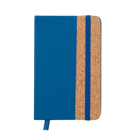 Bloc-Notes Éco-responsable et Personnalisé Élégant - Tierzo Matières : liège Couleurs : bleu