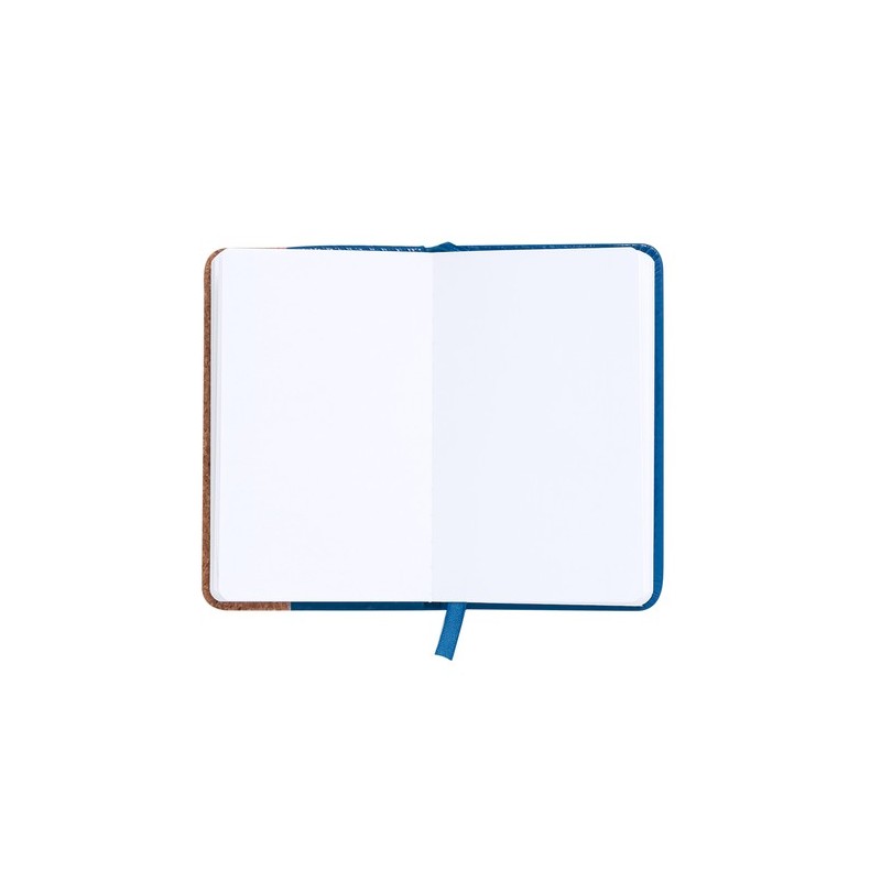 Bloc-Notes Éco-responsable et Personnalisé Élégant - Tierzo Matières : liège Couleurs : bleu cadeau affaires élégant