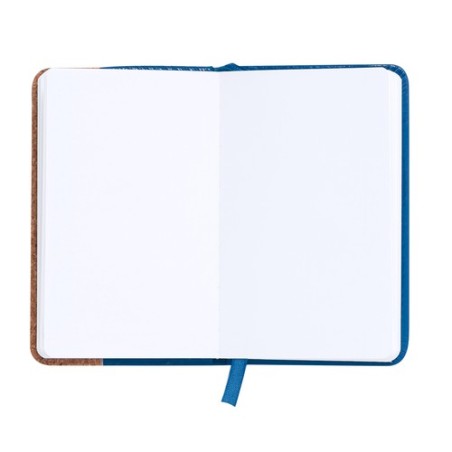 Bloc-Notes Éco-responsable et Personnalisé Élégant - Tierzo Matières : liège Couleurs : bleu cadeau affaires élégant