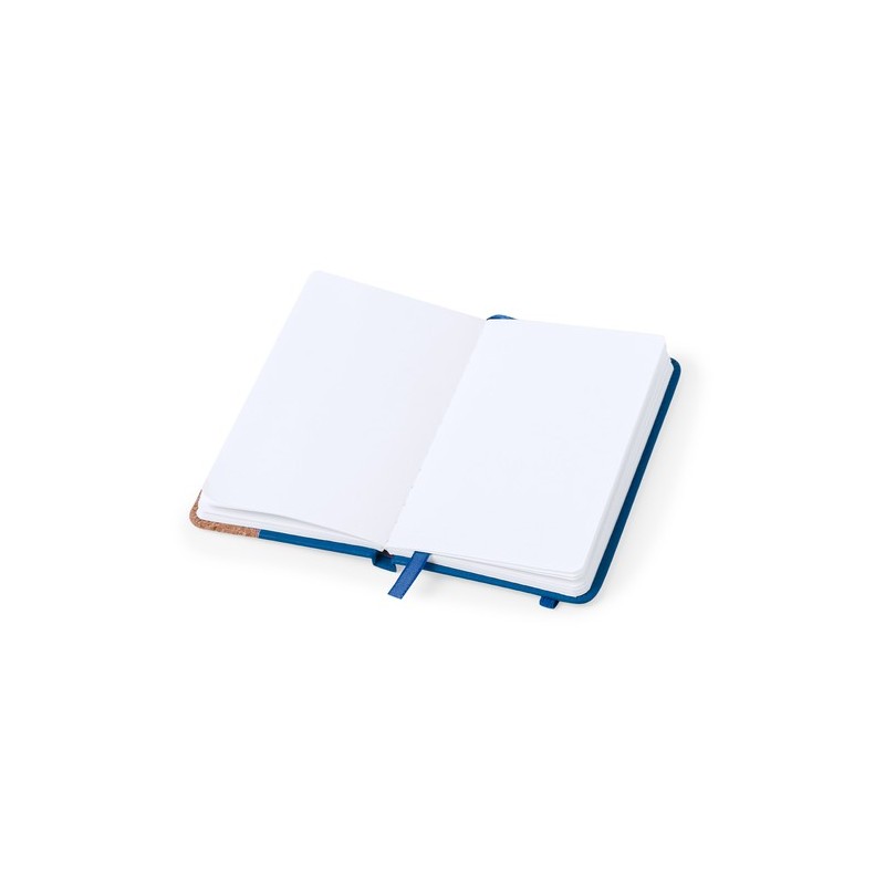 Bloc-Notes Éco-responsable et Personnalisé Élégant - Tierzo Matières : liège Couleurs : bleu personnalisable avec votre logo