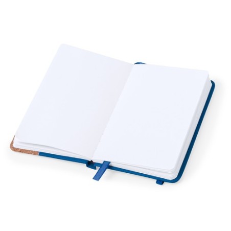 Bloc-Notes Éco-responsable et Personnalisé Élégant - Tierzo Matières : liège Couleurs : bleu personnalisable avec votre logo
