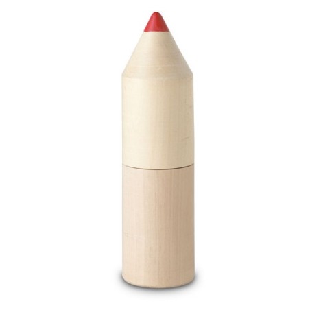 Set de 12 Crayons Personnalisés Éco-responsables COLORET Matières : bois Couleurs : bois personnalisable avec votre logo