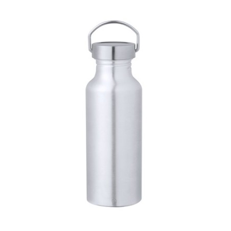 Gourde Éco-responsable Personnalisable - Zandor Matières : aluminium recyclé  Couleurs : blanc objet publicitaire robuste