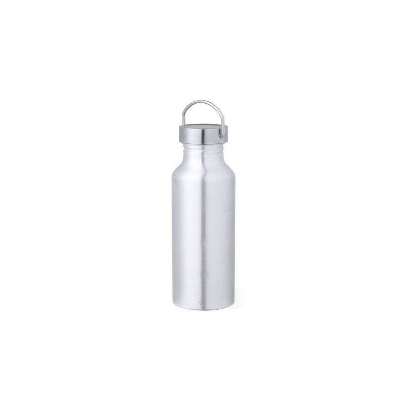 Gourde Éco-responsable Personnalisable - Zandor Matières : aluminium recyclé  Couleurs : noir cadeau collaborateur premium