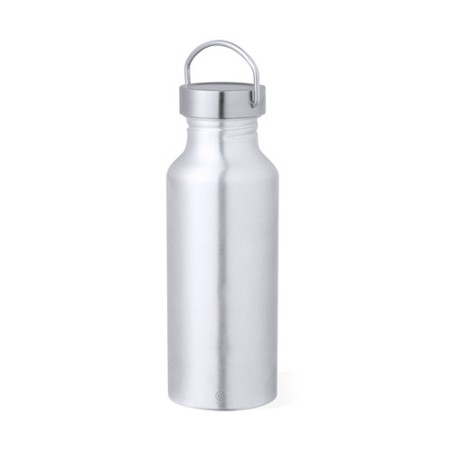 Gourde Éco-responsable Personnalisable - Zandor Matières : aluminium recyclé  Couleurs : noir cadeau collaborateur premium