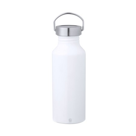 Gourde Éco-responsable Personnalisable - Zandor Matières : aluminium recyclé  Couleurs : noir accessoire événementiel unique