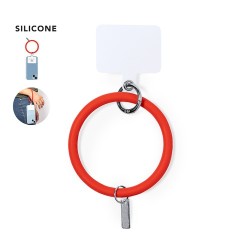 Bracelet Personnel Unique de Support - Naomi Matières : silicone Couleurs : rouge impression logo haute qualité
