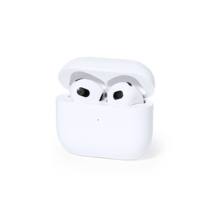 Écouteurs Bluetooth 5.3 Personnalisés Ergonomiques Dodiax pas cher Couleurs : blanc personnalisable avec votre logo