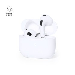 Écouteurs Bluetooth 5.3 Personnalisés Ergonomiques Dodiax pas cher Couleurs : blanc cadeau entreprise pas cher