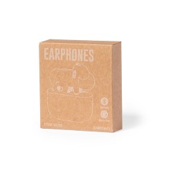 Écouteurs Bluetooth 5.3 Personnalisés Ergonomiques Dodiax pas cher Couleurs : blanc goodies publicitaire événementiel