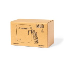 Tasse Isotherme Éco-responsable Personnalisée - Claire Matières : bambou Couleurs : noir personnalisation rapide en France
