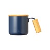 Tasse Isotherme Éco-responsable Personnalisée - Claire Matières : bambou Couleurs : argenté goodies publicitaire événementiel