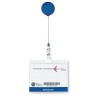 Badge Extensible Pratique Personnalisé - LADES Matières : ABS Couleurs : bleu impression haute définition