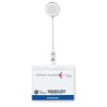 Badge Extensible Pratique Personnalisé - LADES Matières : ABS Couleurs : blanc transparent marquage laser ultra précis