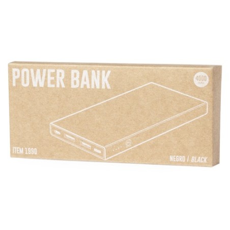 Batterie Éco-responsable Personnalisée 4000 mAh Pas Cher - Power Bank Ginval Matières : aluminium recyclé  Couleurs : bleu goodi