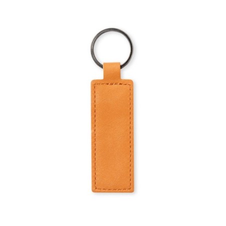 Porte-Clés Éco-responsable Personnalisable Noemix Matières : cuir recyclé Couleurs : marron cadeau entreprise pas cher
