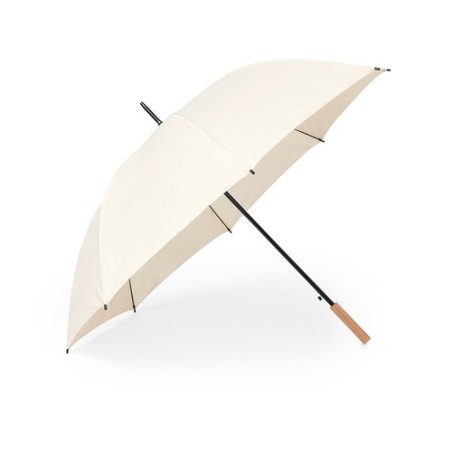 Parapluie XL Pratique Résistant Personnalisé Tinnar Matières : pongée Couleurs : naturel personnalisable avec votre logo