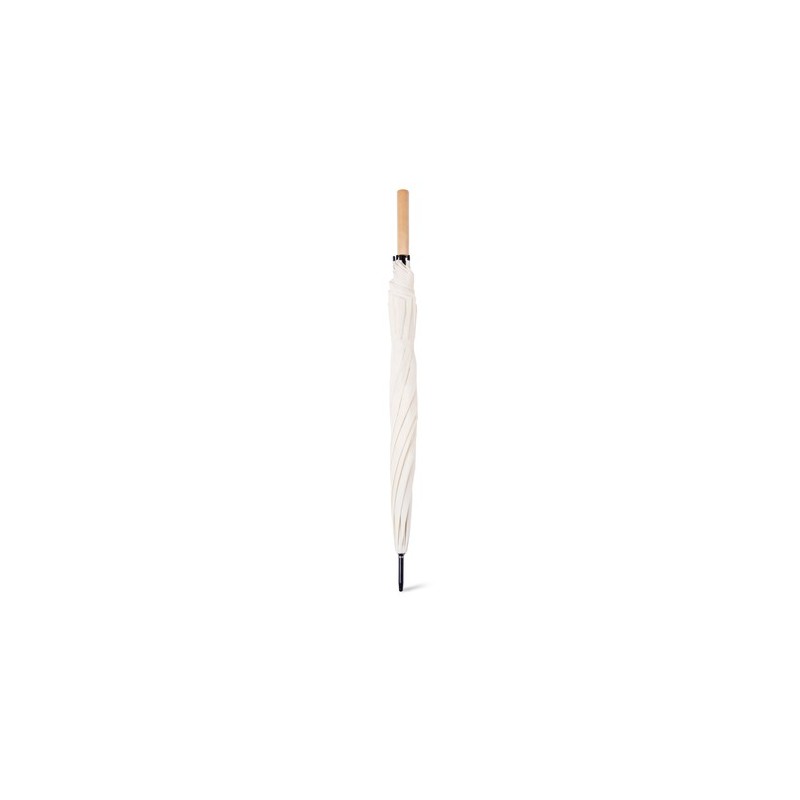 Parapluie XL Pratique Résistant Personnalisé Tinnar Matières : pongée Couleurs : naturel marquage laser ultra précis