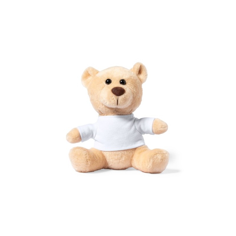 Peluche Idéale Éco-responsable pour Entreprise - Cadeau Sincler Matières : polyester Couleurs : naturel personnalisable avec vot