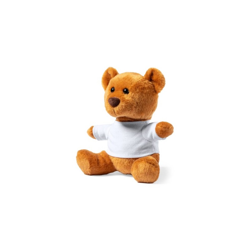 Peluche Idéale Éco-responsable pour Entreprise - Cadeau Sincler Matières : polyester Couleurs : naturel marquage laser ultra pré