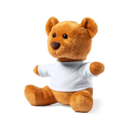 Peluche Idéale Éco-responsable pour Entreprise - Cadeau Sincler Matières : polyester Couleurs : naturel marquage laser ultra pré