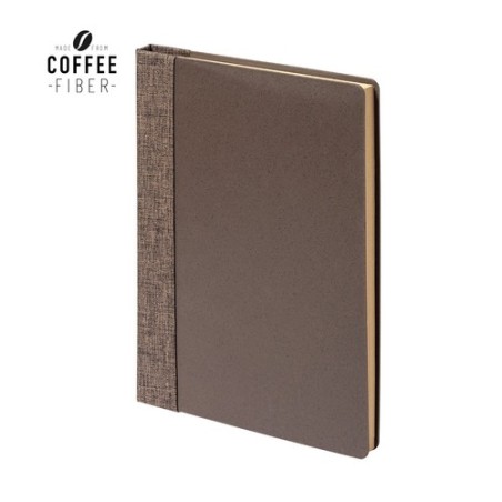 Bloc-Notes Éco-responsable Personnalisé pas cher - Lando Matières : polypropylène (PP) Couleurs : marron personnalisable avec vo