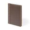 Bloc-Notes Éco-responsable Personnalisé pas cher - Lando Matières : polypropylène (PP) Couleurs : marron cadeau entreprise pas c