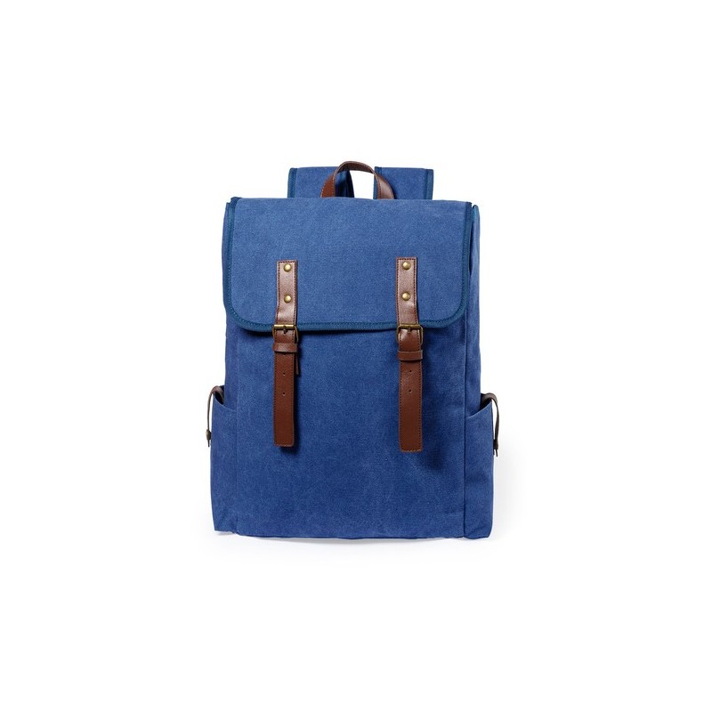 Sac à Dos Personnalisé Éco-responsable Snorlax pour le Business pas cher Matières : toile Couleurs : bleu marine