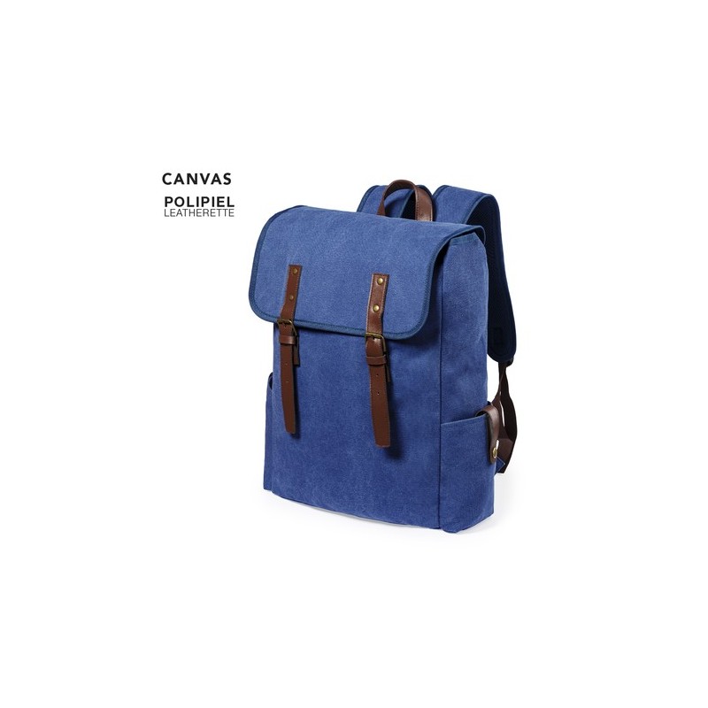 Sac à Dos Personnalisé Éco-responsable Snorlax pour le Business pas cher Matières : toile Couleurs : bleu marine goodies publici
