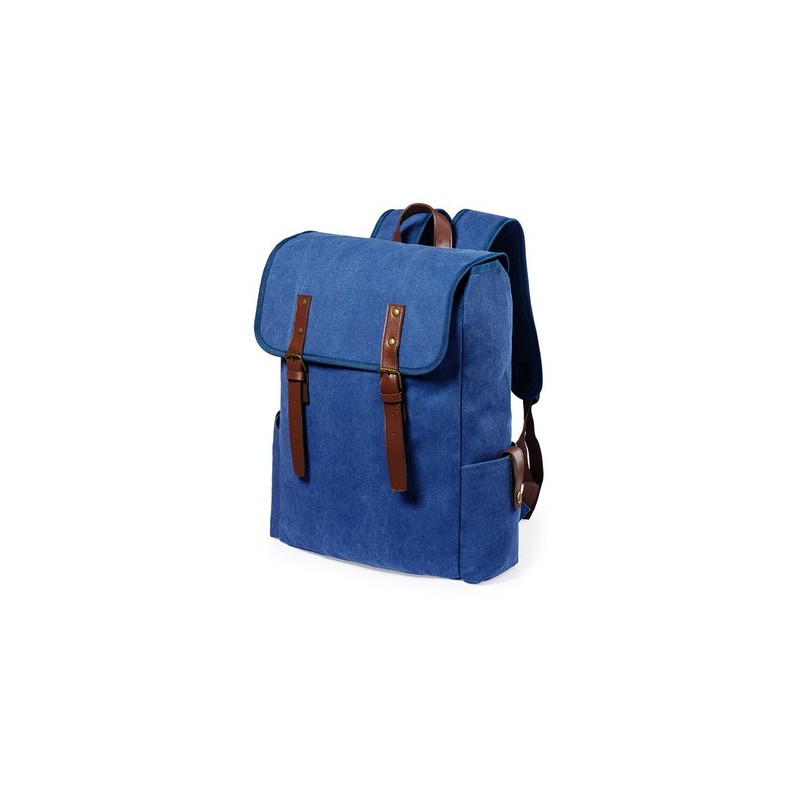 Sac à Dos Personnalisé Éco-responsable Snorlax pour le Business pas cher Matières : toile Couleurs : bleu marine accessoire évén