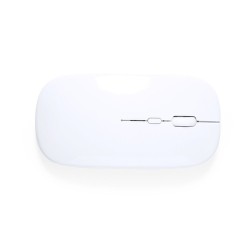 Souris Éco-responsable Ergonomique Personnalisée Chestir RCS Matières : ABS recyclé Couleurs : blanc