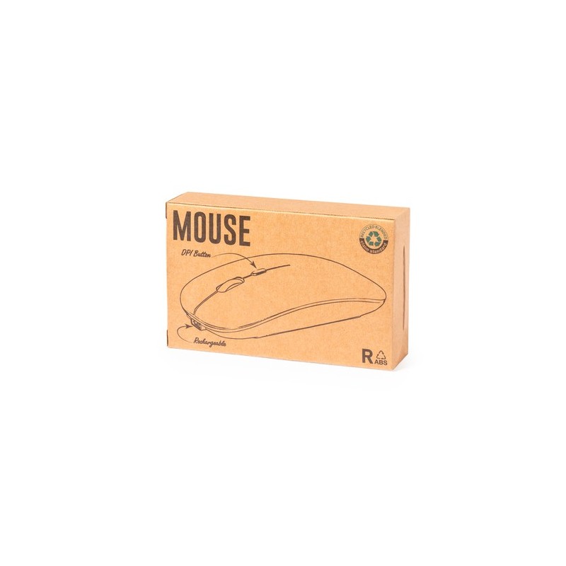 Souris Éco-responsable Ergonomique Personnalisée Chestir RCS Matières : ABS recyclé Couleurs : blanc livraison express 24h 48h