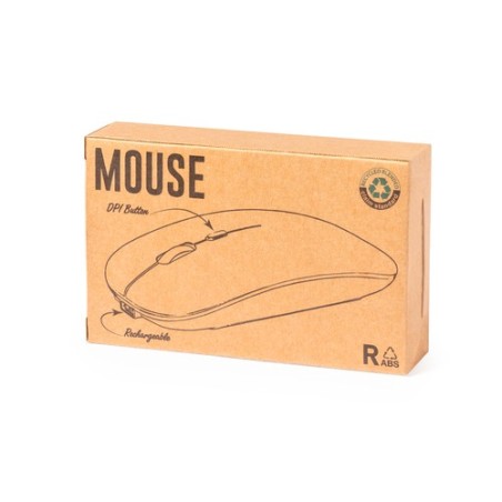 Souris Éco-responsable Ergonomique Personnalisée Chestir RCS Matières : ABS recyclé Couleurs : blanc livraison express 24h 48h