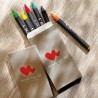 Étui  de 6 crayons de cire publicitaires : BRABO Matières : cire Couleurs : multicolore goodies publicitaire événementiel