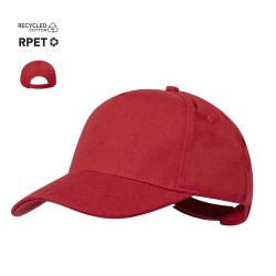 Casquette Personnalisable Éco-responsable Pickot Matières : coton recyclé Couleurs : rouge 2
