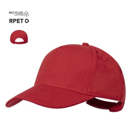 Casquette Personnalisable Éco-responsable Pickot Matières : coton recyclé Couleurs : rouge objet promotionnel éco-responsable