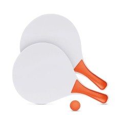 Raquette de Plage Personnalisée - Cadeau Idéal MATCH Matières : MDF Couleurs : noir 2