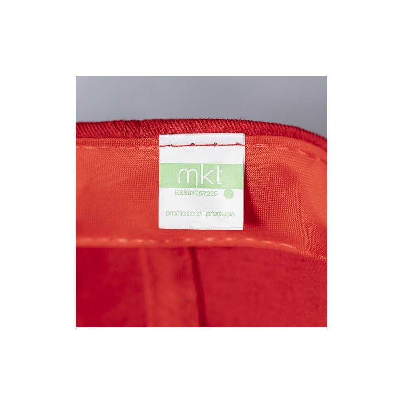 Casquette Personnalisable Éco-responsable Pickot Matières : coton recyclé Couleurs : rouge cadeau collaborateur premium