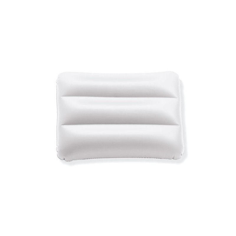 Oreiller de plage personnalisé idéal pour vos loisirs - SIESTA Matières : PVC Couleurs : blanc