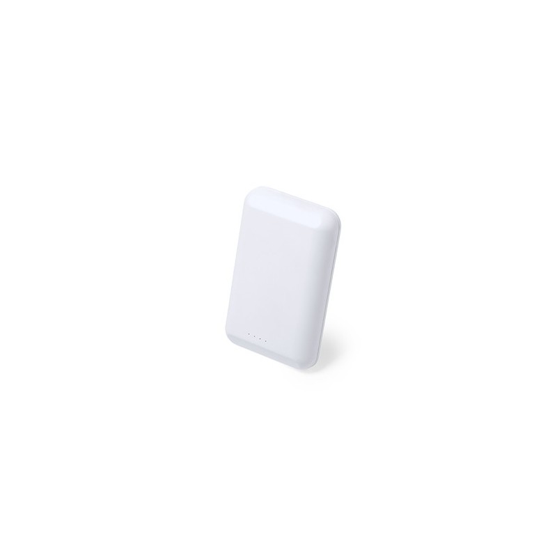 Batterie Externe Personnalisée 5000 mAh - Power Bank Vekmar Couleurs : blanc marquage couleur éclatante