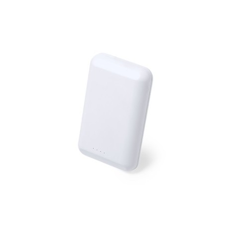 Batterie Externe Personnalisée 5000 mAh - Power Bank Vekmar Couleurs : blanc marquage couleur éclatante