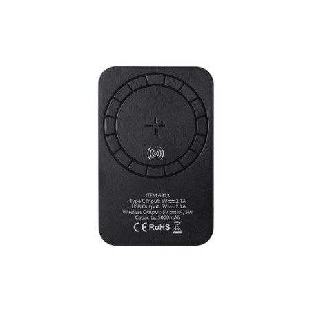 Batterie Externe Personnalisée 5000 mAh - Power Bank Vekmar Couleurs : blanc cadeau entreprise pas cher