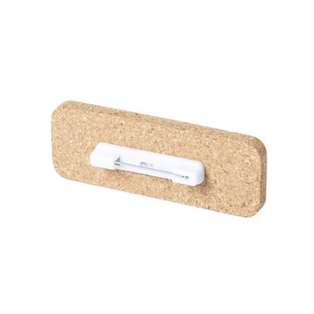 Badge Sartal Éco-Friendly en Liège Naturel