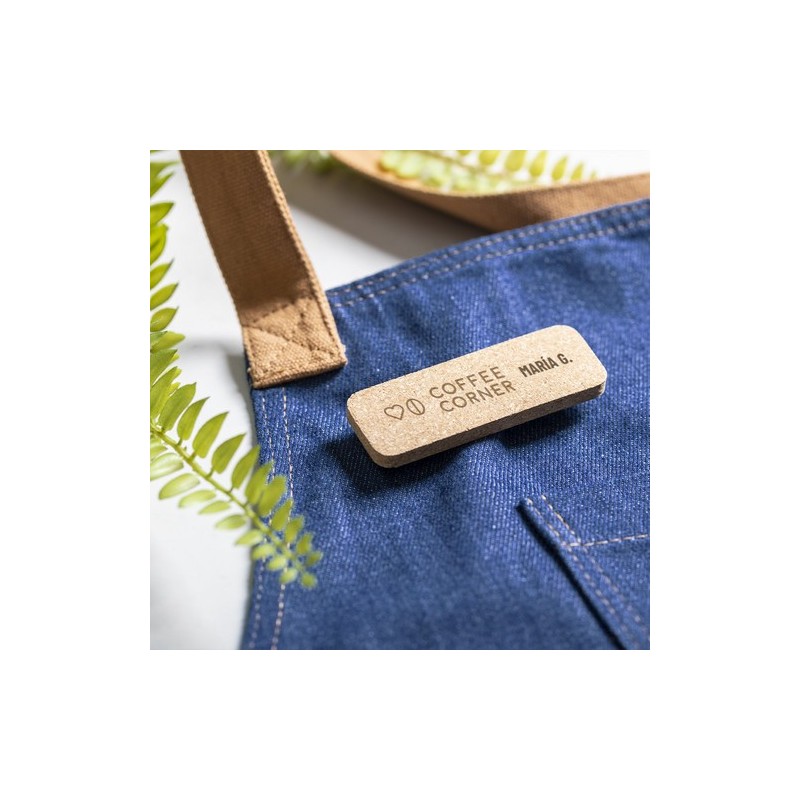 Badge Sartal Éco-Friendly en Liège Naturel